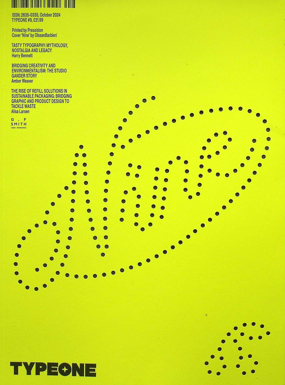 TYPEONE N.09 October 2024
