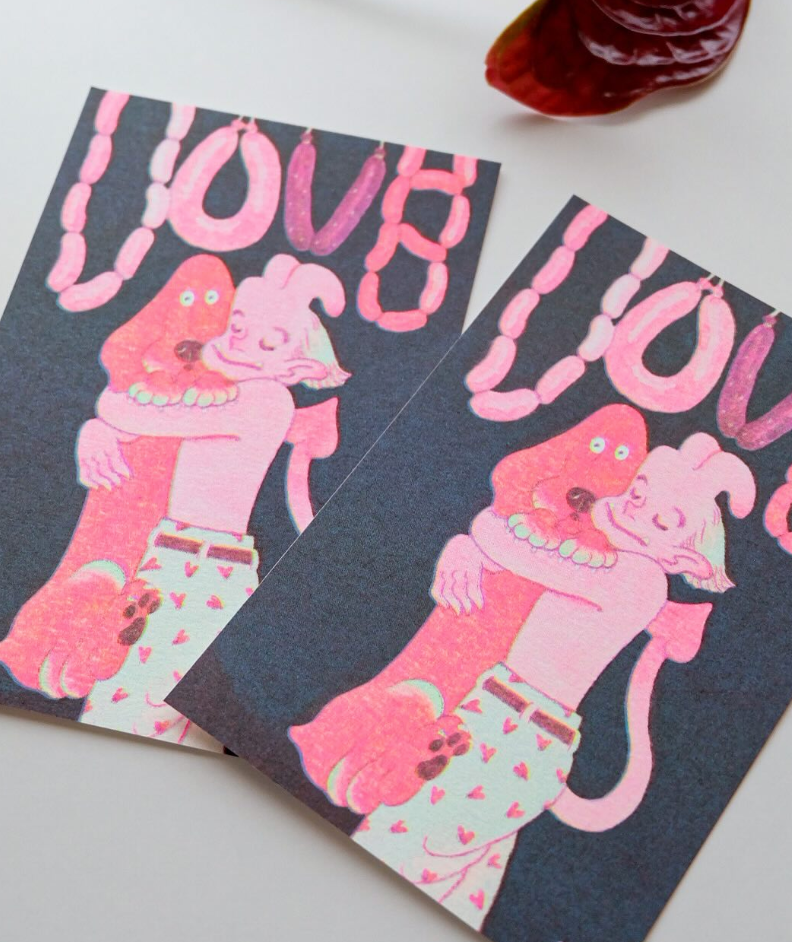 Risograph Postcard