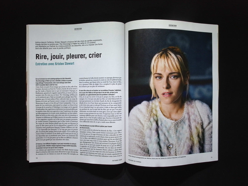 CAHIERS DU CINEMA N°824 Octobre 2025