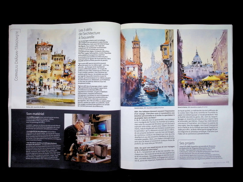 L'ART DE L'Aquarelle N.67 Dec'25-Fev'26
