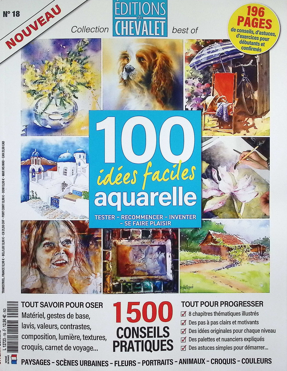 EDITIONS DU CHEVALET/100 idees faciles aqua.. NO.18 2025
