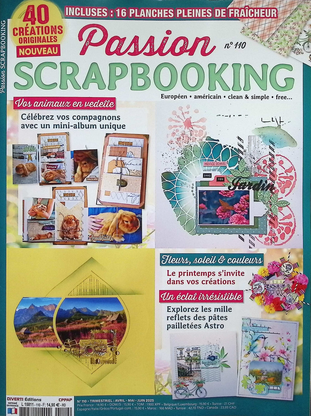 Passion SCRAPBOOKING N.110 Avril-Mai-Juin 2025