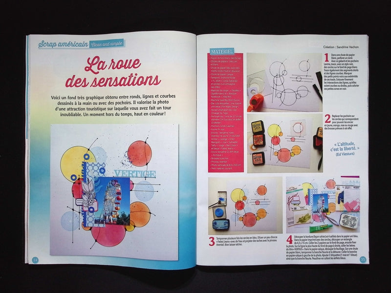 Passion Scrapbooking N.111 Juillet-Aout-Septembre 2025+卡片材料包
