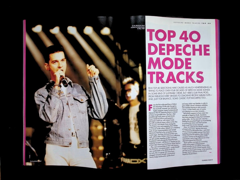 CLASSIC POP PRESENTS/ DEPECHE MODE [47 ]** "Spcl" - Part 1