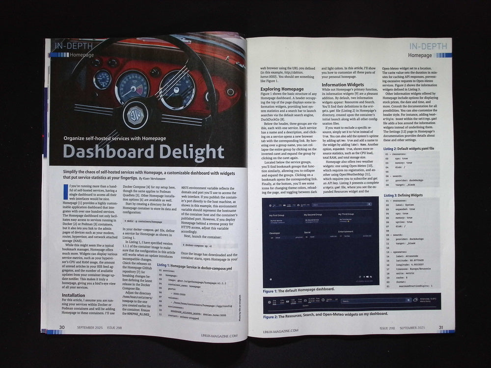 LINUX MAGAZINE UK [2025-09] N.298+DVD