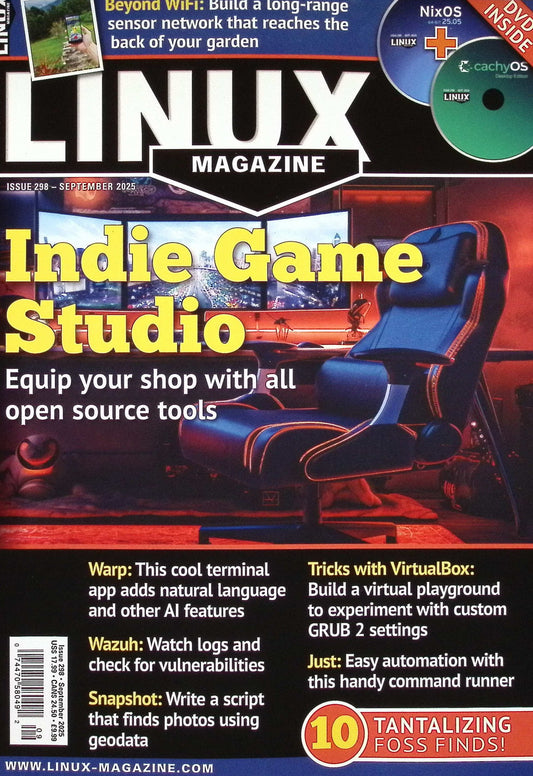 LINUX MAGAZINE UK [2025-09] N.298+DVD
