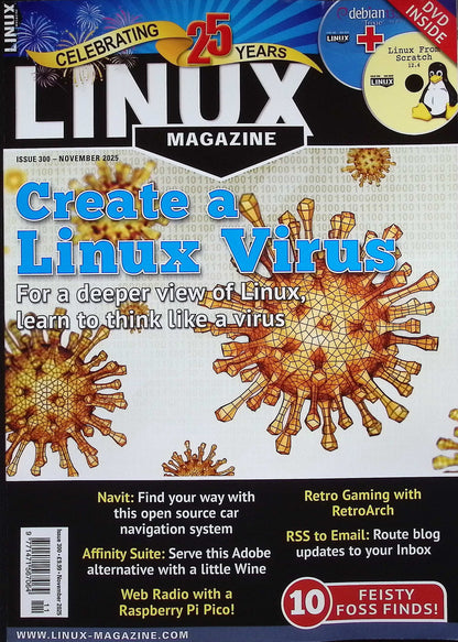 LINUX MAGAZINE UK [2025-11] N.300+DVD