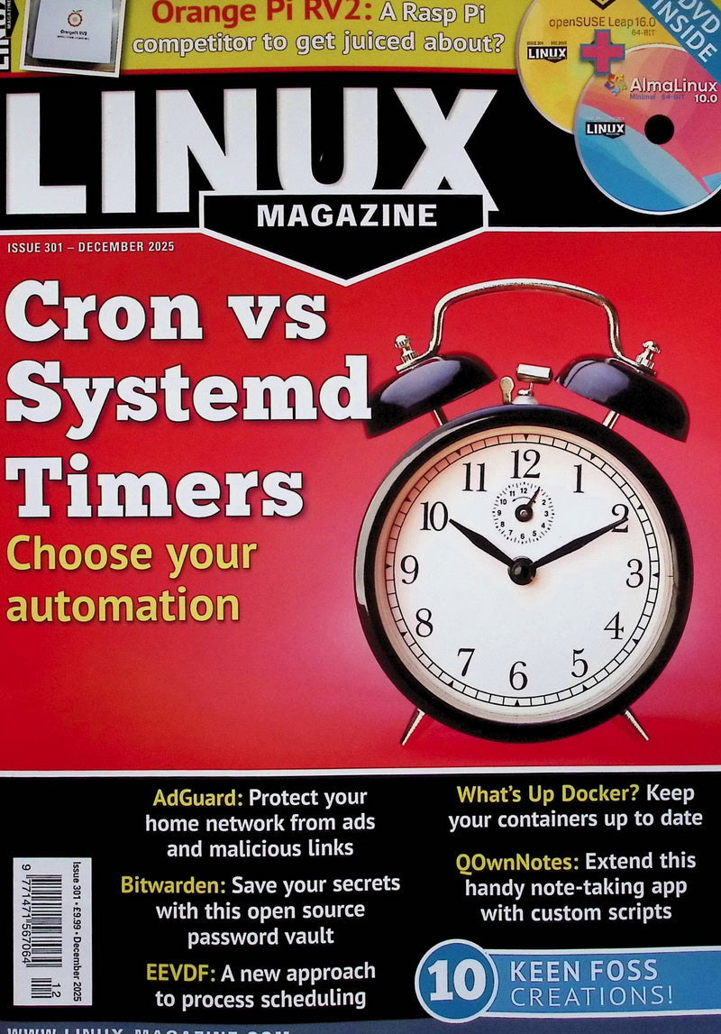 LINUX MAGAZINE UK [2025-12] N.301+DVD
