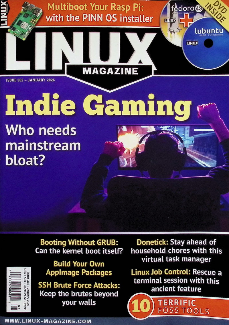 LINUX MAGAZINE UK [2026-01] N.302+DVD