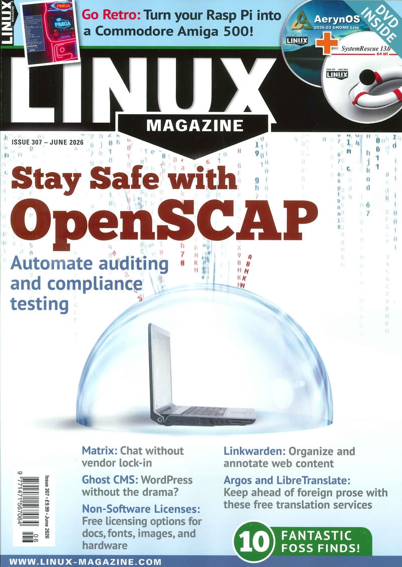 LINUX MAGAZINE UK [2026-06] N.307+DVD