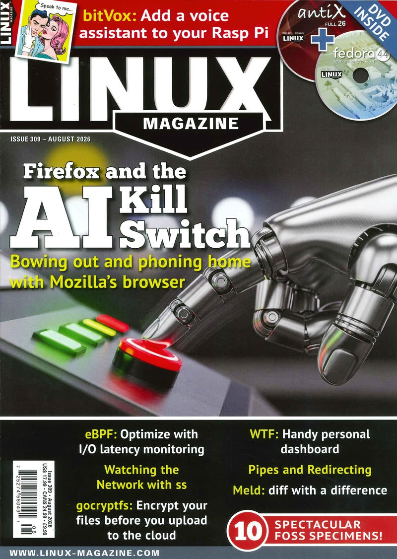 LINUX MAGAZINE UK [2026-08] N.309+DVD