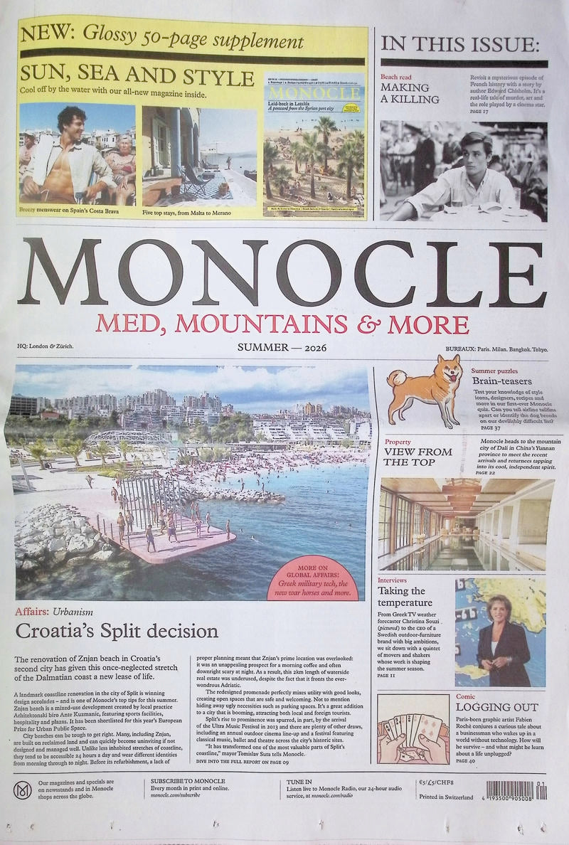 MONOCLE MEDITERRANEO [01] Summer 2026+別冊