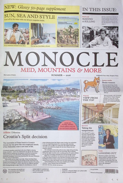 MONOCLE MEDITERRANEO [01] Summer 2026+別冊