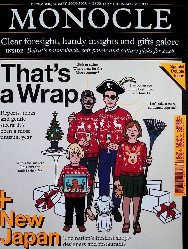 MONOCLE [12] N°189  Dec'25/Jan'26 (雙封面)