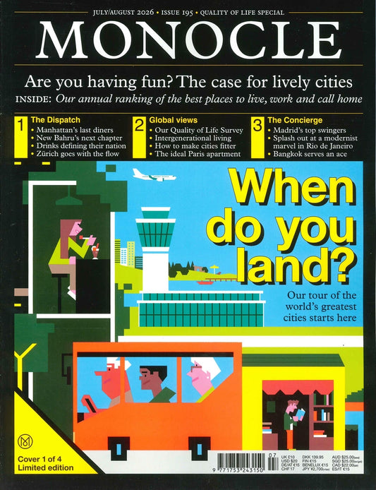 MONOCLE [07] N°195 Jul/Aug 2026 (四封面)