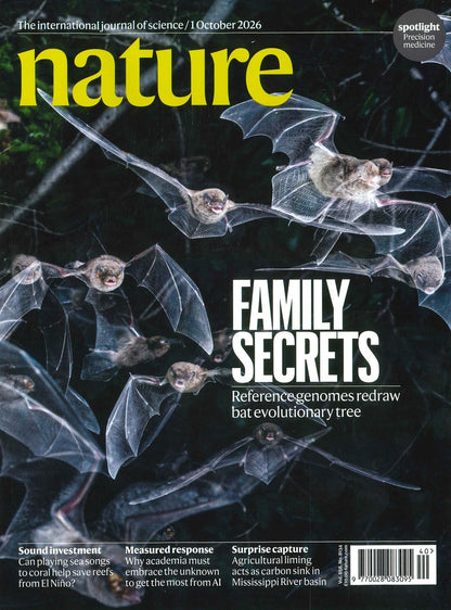 Nature [40] No.8134 :1 Oct 2026