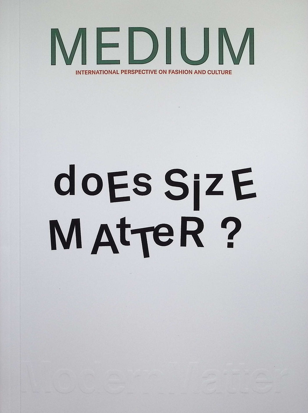 Modern Matter N.21 Spring/Summer 2025+2別冊