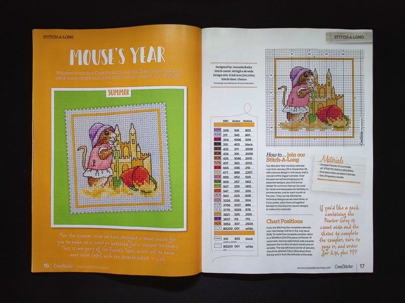 CROSS STITCHER [26] N.423 Summer 2025+十字繡材料包