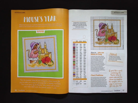 CROSS STITCHER [26] N.423 Summer 2025+十字繡材料包