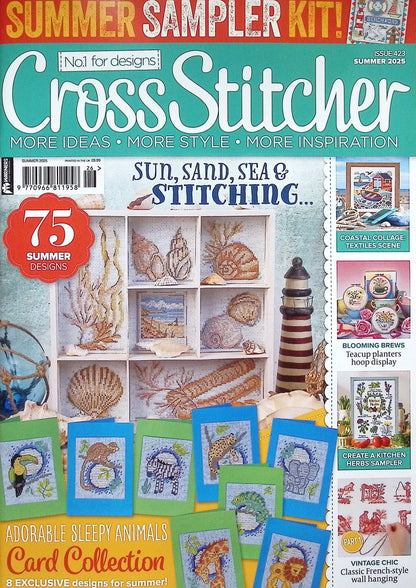 CROSS STITCHER [26] N.423 Summer 2025+十字繡材料包
