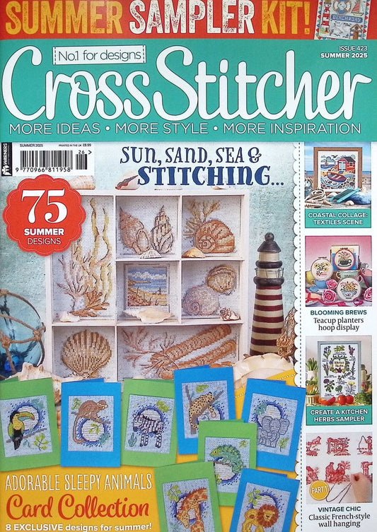 CROSS STITCHER [26] N.423 Summer 2025+十字繡材料包
