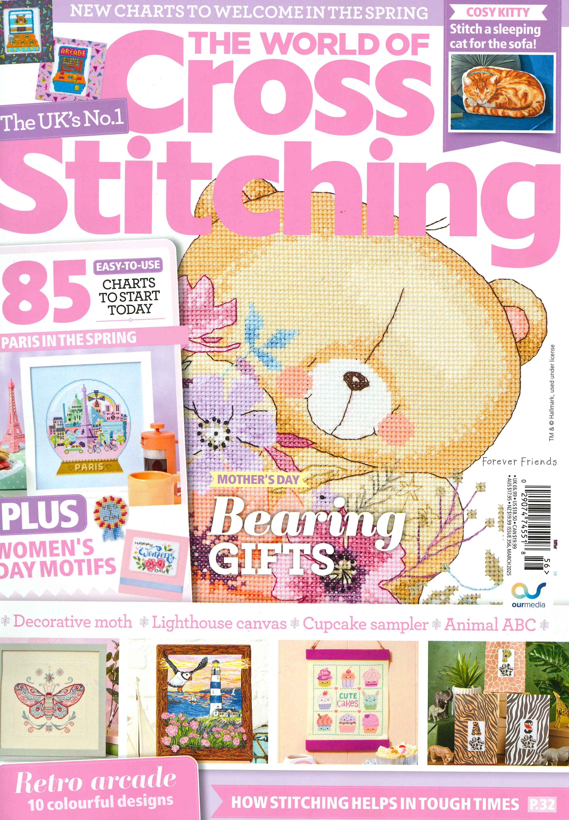 WORLD OF Cross Stitching [56] N356 Mar 2025