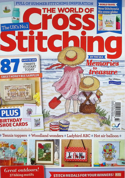 WORLD OF CROSS STITCHING [60] N360 July 2025+別冊+十字繡材料包