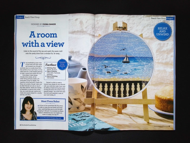 WORLD OF CROSS STITCHING [61] N361 Aug 2025+十字繡材料包