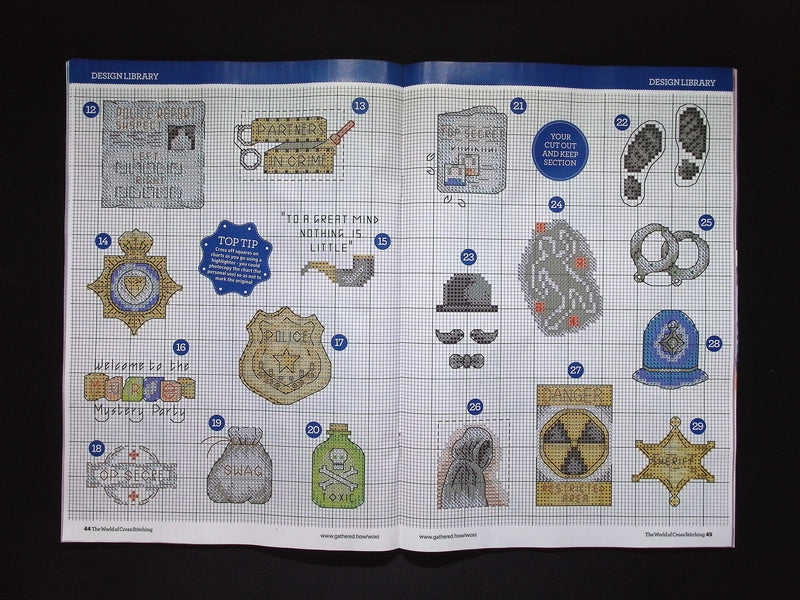 WORLD OF CROSS STITCHING [62] N362 Sep 2025+十字繡材料包