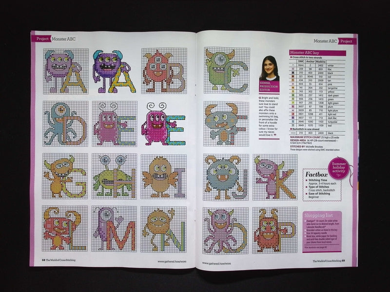 WORLD OF CROSS STITCHING [62] N362 Sep 2025+十字繡材料包