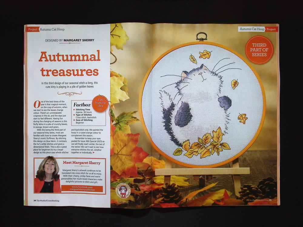 THE WORLD OF Cross Stitching [10] N363 Oct 2025+十字繡材料包