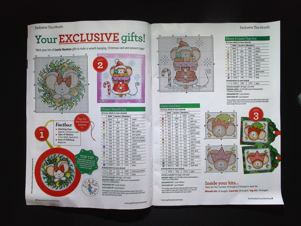 THE WORLD OF Cross Stitching [11] N364 Nov 2025+十字繡材料包