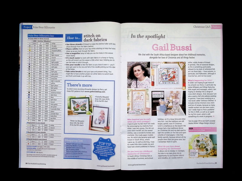 THE WORLD OF Cross Stitching [13] NO.366 SPECIAL 2025+十字繡材料包