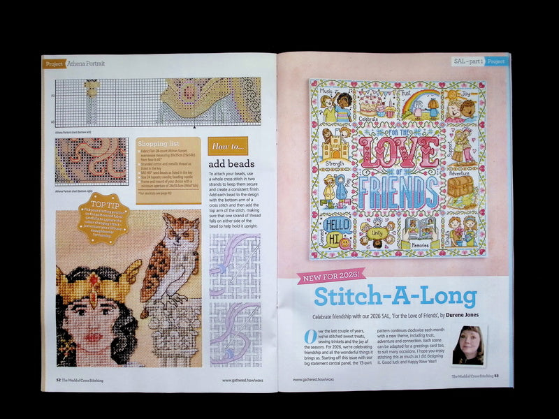 THE WORLD OF Cross Stitching [13] NO.366 SPECIAL 2025+十字繡材料包
