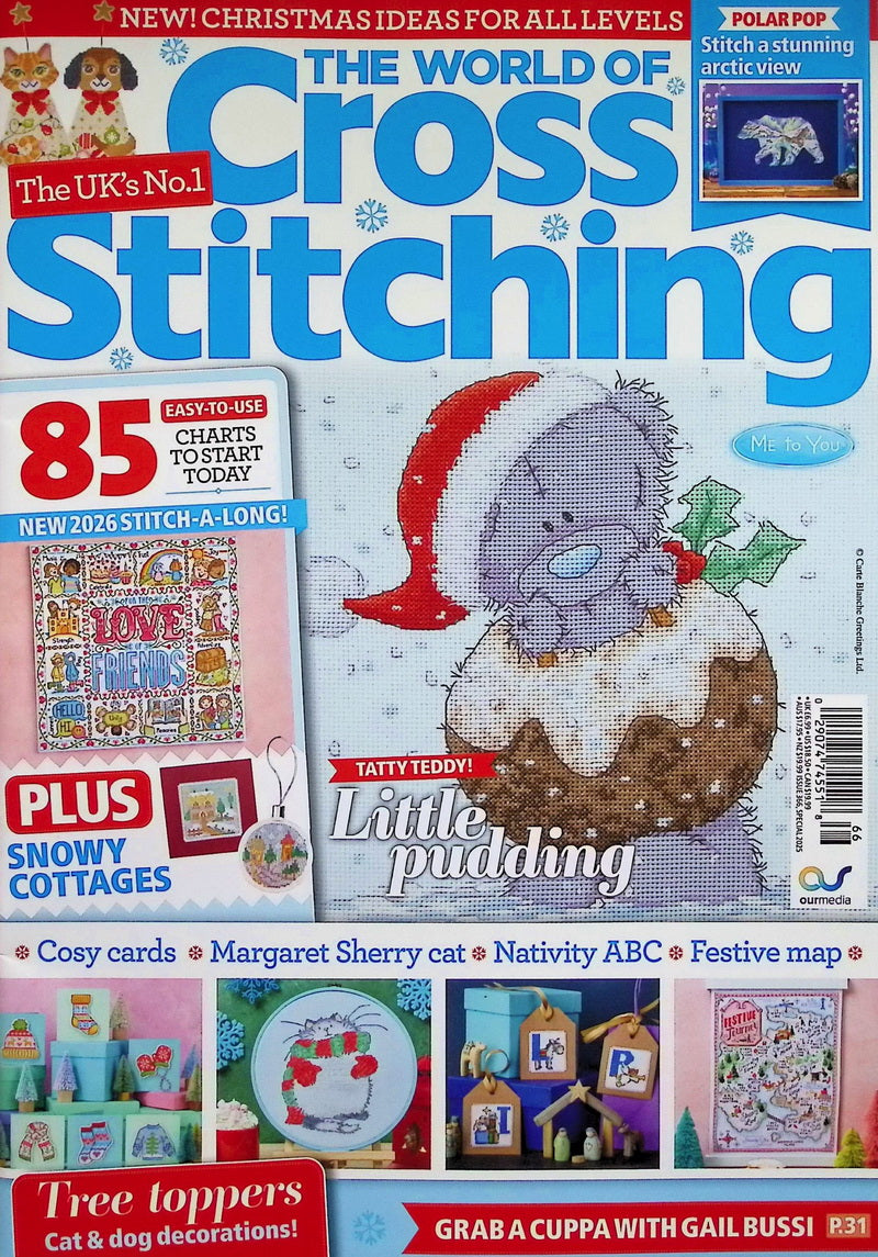 THE WORLD OF Cross Stitching [13] NO.366 SPECIAL 2025+十字繡材料包