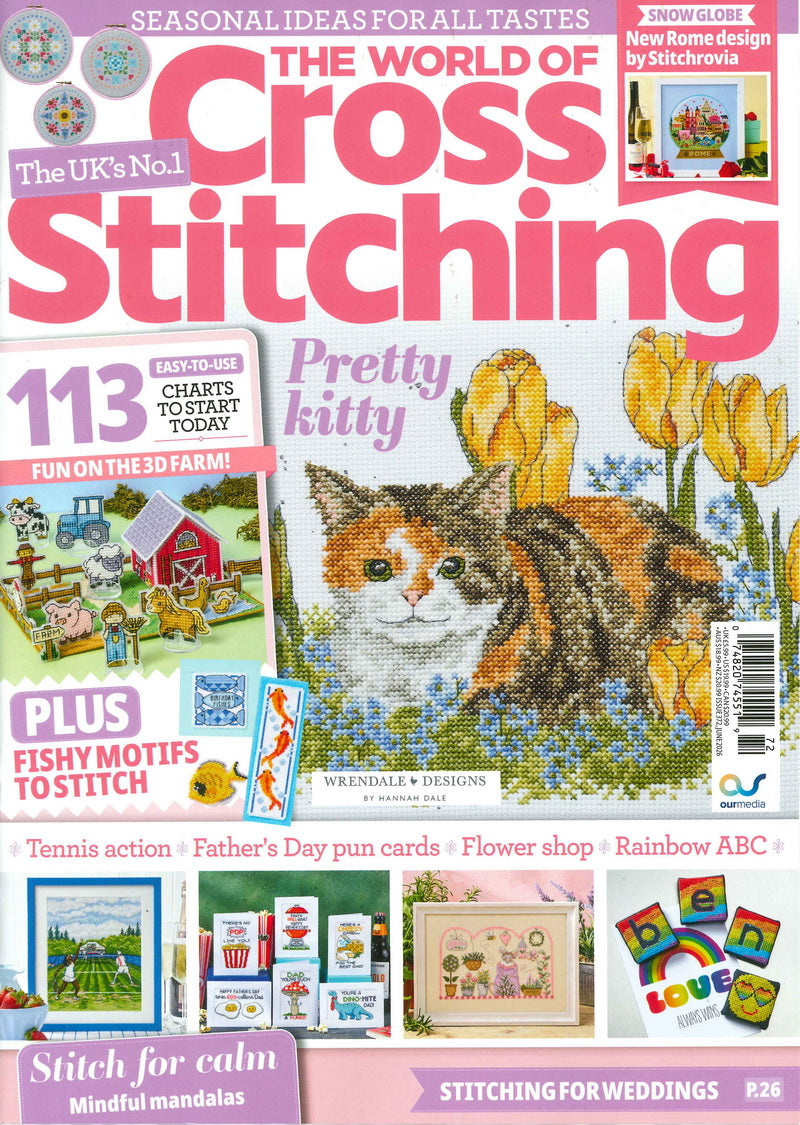 THE WORLD OF Cross Stitching [2026-06] NO.372+別冊+十字繡材料包
