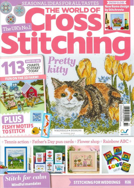 THE WORLD OF Cross Stitching [2026-06] NO.372+別冊+十字繡材料包