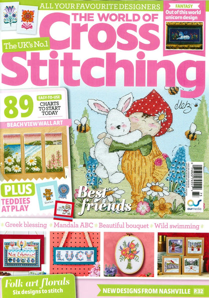 THE WORLD OF Cross Stitching [2026-07] NO.373+十字繡材料包*2