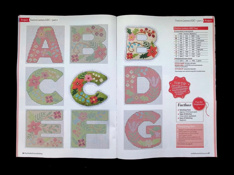 THE WORLD OF Cross Stitching [2026-12] NO.378+年曆 - Part 4