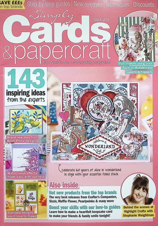 SIMPLY CARDS & PAPERCRAFTS [70] N270+彩圖紙