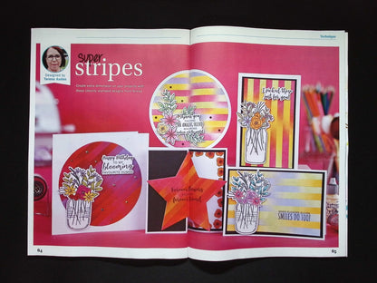 SIMPLY CARDS & PAPERCRAFTS [71] N271+壓花夾+燙金蠟
