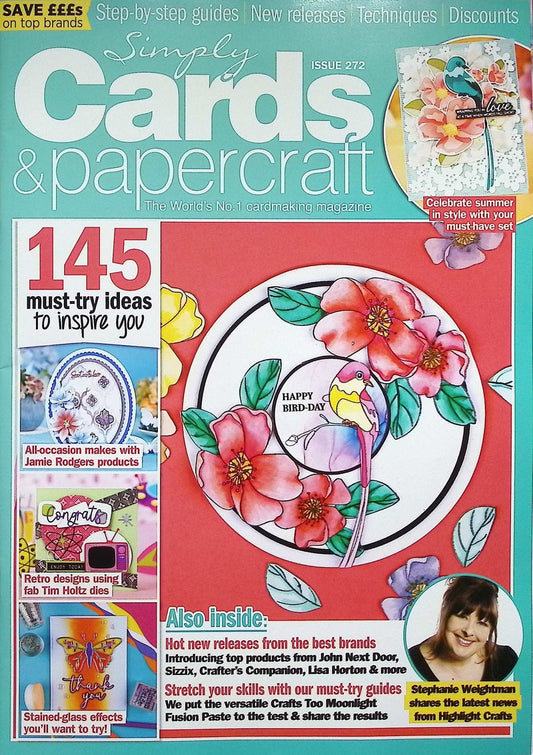 SIMPLY CARDS & PAPERCRAFTS [72] N272+卡片模板+印章
