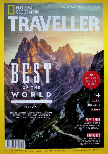 NATIONAL GEOGRAPHIC TRAVELLER (UK) [2025-12] N.138+別冊