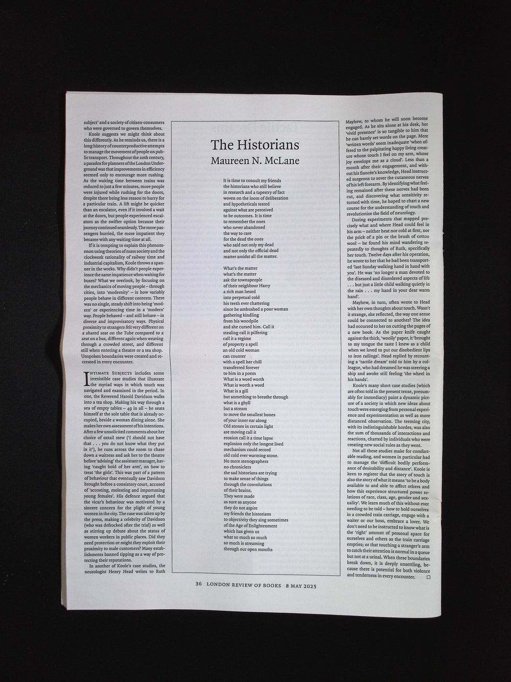 London Review OF BOOKS V47N8 [08] 8 May 2025