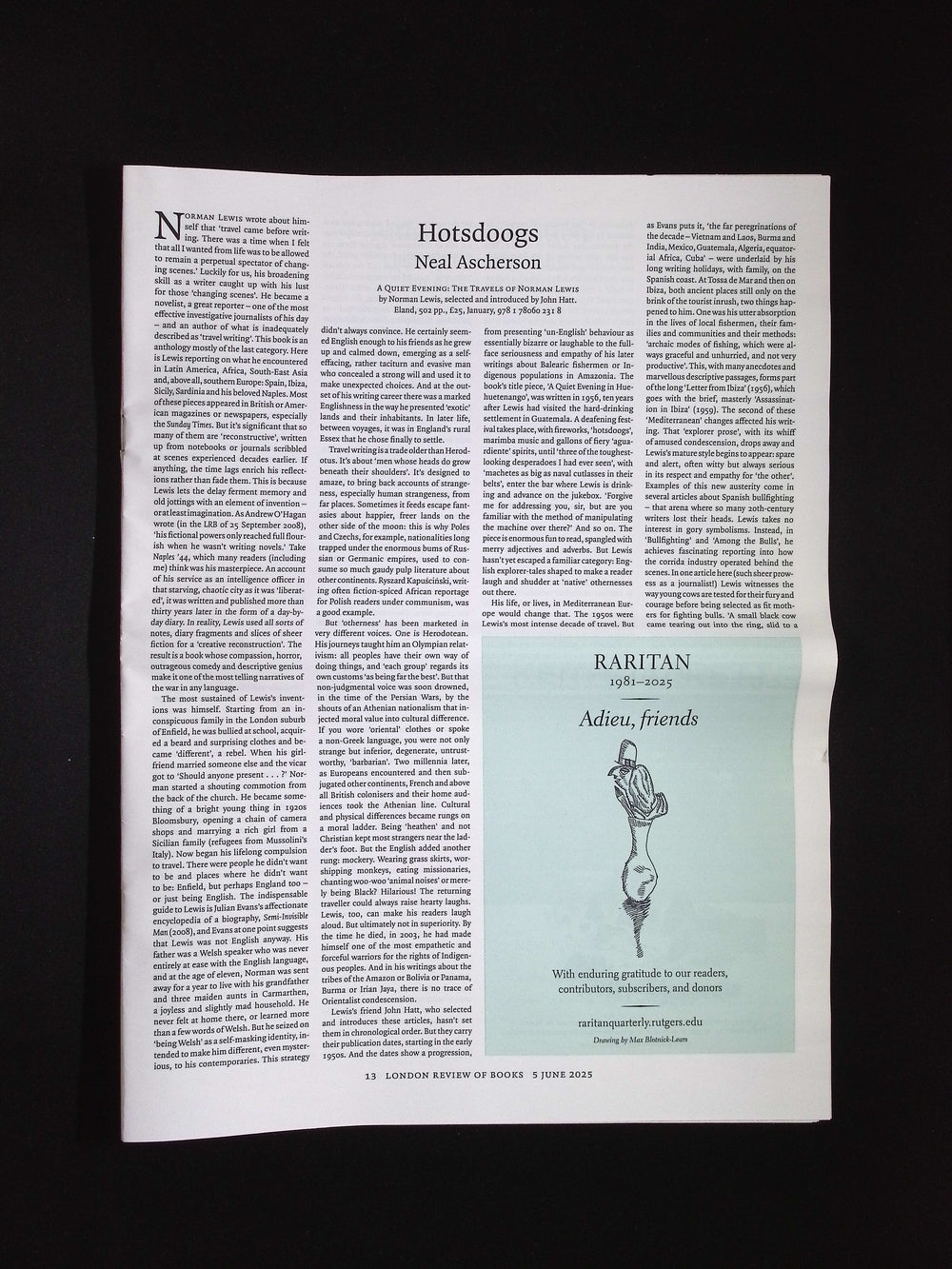 LONDON REVIEW OF BOOKS V47N10 [10] 5 Jun 2025