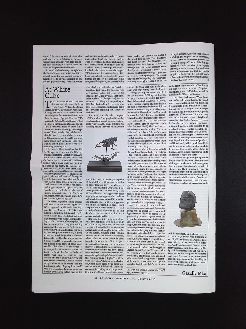 LONDON REVIEW OF BOOKS V47N11 [11] 26 Jun 2025