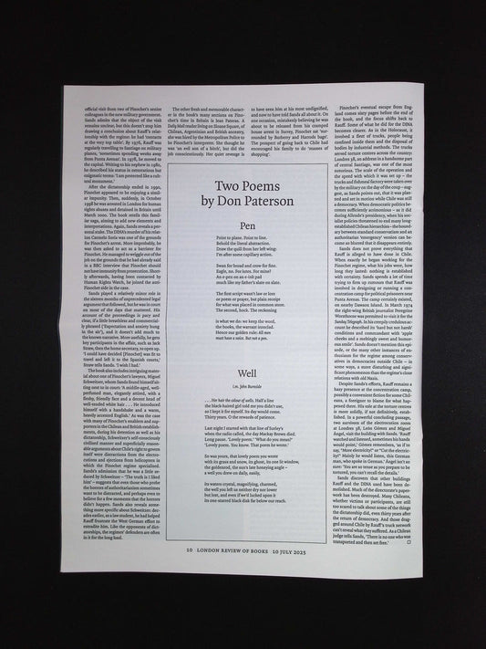 LONDON REVIEW OF BOOKS V47N12 [12] 10 Jul 2025