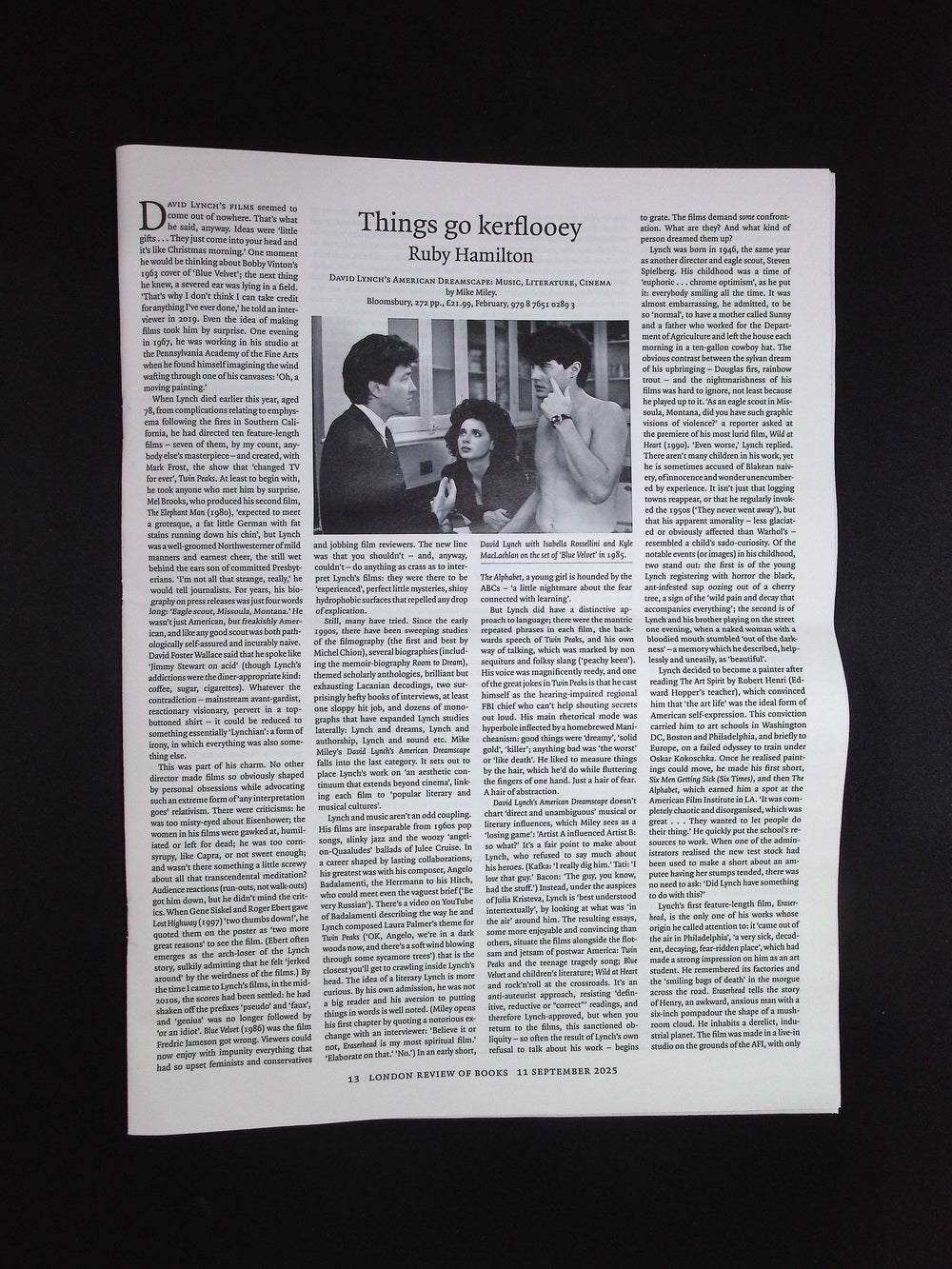 London Review OF BOOKS V47N16 [16] 11 Sep 2025