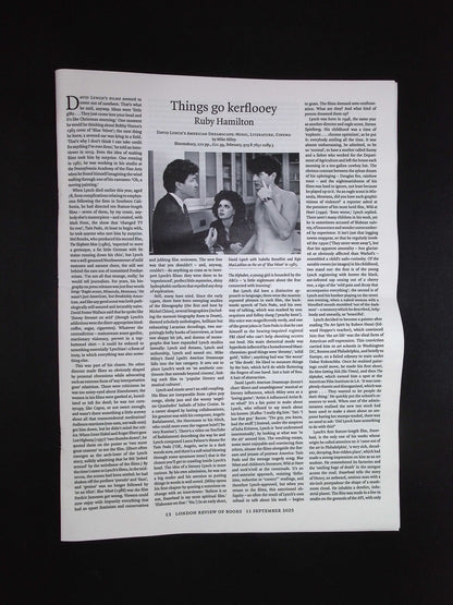 London Review OF BOOKS V47N16 [16] 11 Sep 2025