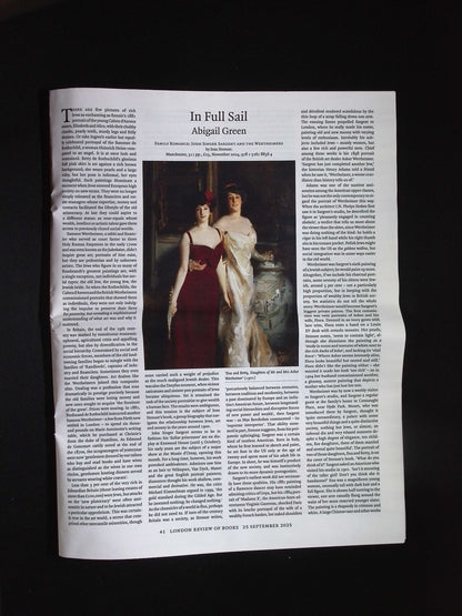London Review OF BOOKS V47N17 [17] 25 Sep 2025